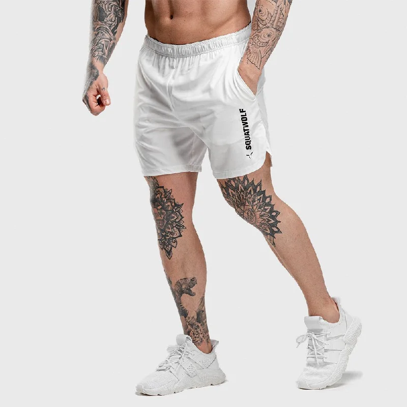 Warrior Shorts - Pearl White Athletic Men's High