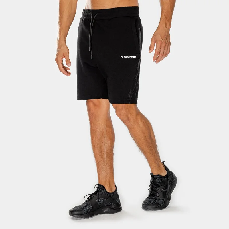 Warrior Panel Shorts - Black Elegant Men's Formal 